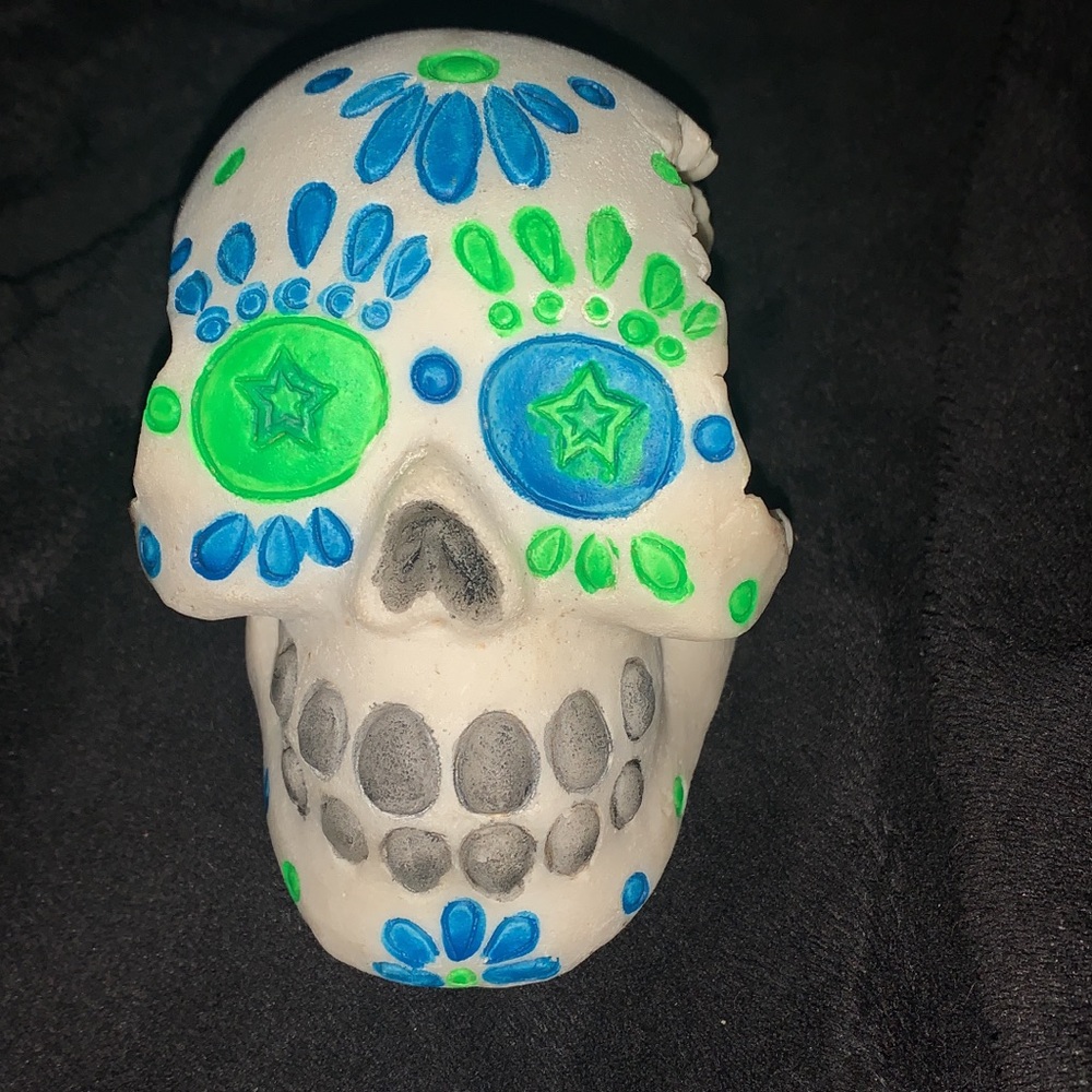 Halloween home decor sugar skull